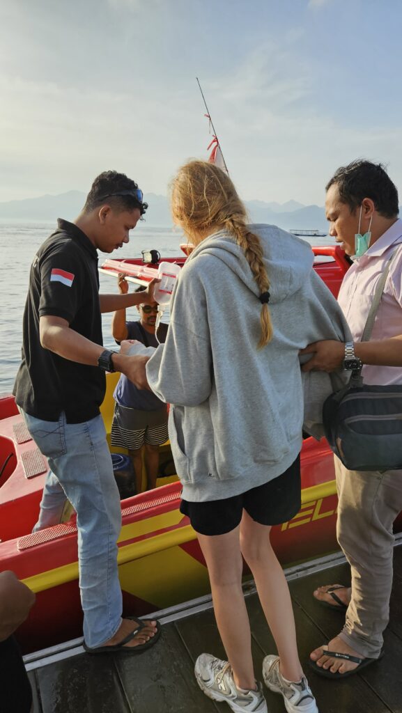 evacuation island medical service