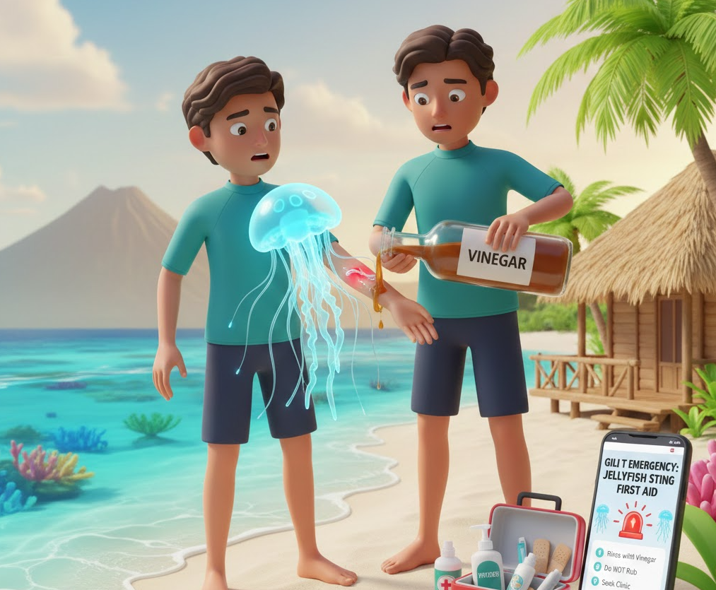 Jellyfish Stings in Gili Trawangan: Understanding the Risks and First Aid