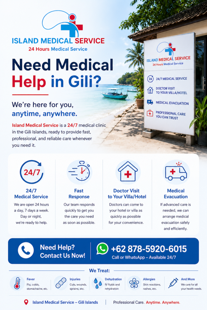 Medical Clinic Gili open 24 hours