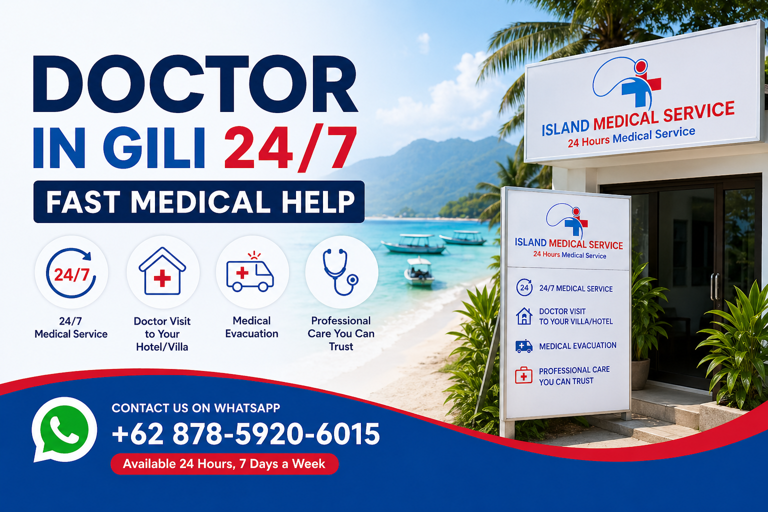 Doctor in Gili 24/7 – Fast Medical Help